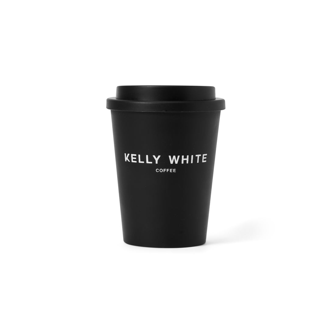 Takeaway Coffee Cup Black - KELLY WHITE