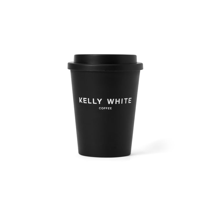 Takeaway Coffee Cup Black - KELLY WHITE